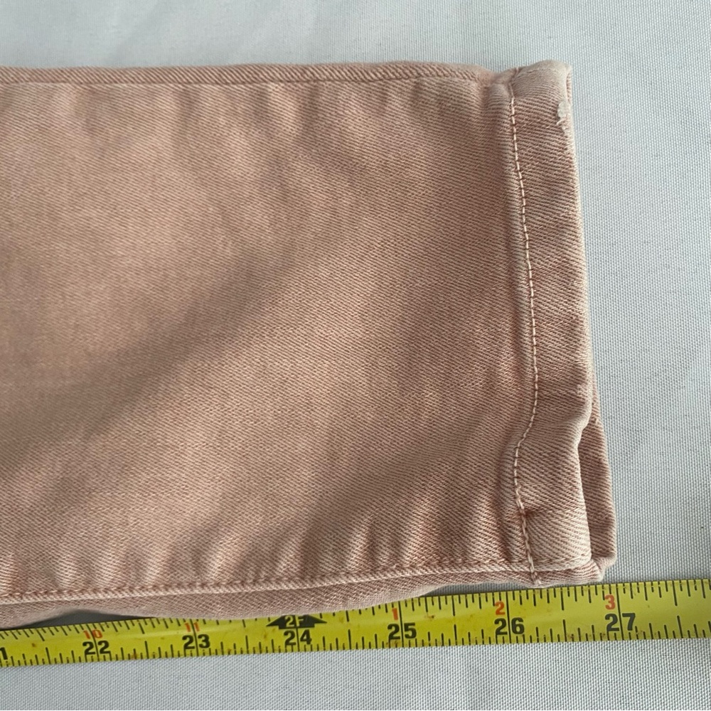 Current/Elliott Women’s Jeans Size 30 Skinny Light Wash Premium Denim Beige Pink - Picture 9 of 9